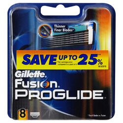 Gillette Fusion Proglide náhradní břity na holení 8 ks M