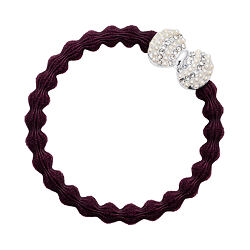 By Eloise London Silver Diamanté Bow