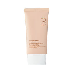 Numbuzin No.3 Porcelain Base-Skip Tone Up Beige SPF 50+ PA++++ 50 ml