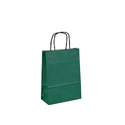 Malá dárková taška - zelená 18 x 8 x 24 cm