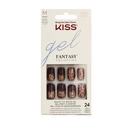 KISS gel FANTASY Ready-To-Wear Gel Nails M 28 ks