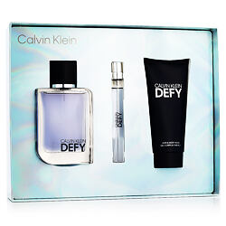 Calvin Klein Defy EDT 100 ml + EDT MINI 10 ml + SG na tělo i vlasy 100 ml M