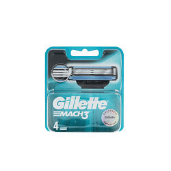 Gillette Mach 3 náhradní břity na holení 4 ks M