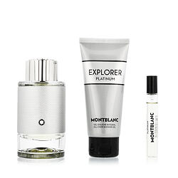 Montblanc Explorer Platinum EDP 100 ml + EDP MINI 7,5 ml + SG na tělo i vlasy 100 ml M