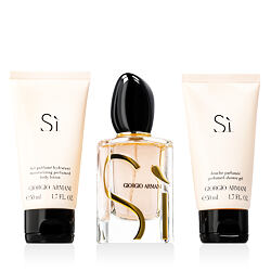 Giorgio Armani Sì EDP plnitelný 50 ml + SG 50 ml + BL 50 ml W