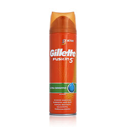 Gillette Fusion 5 Ultra Sensitive gel na holení 200 ml M