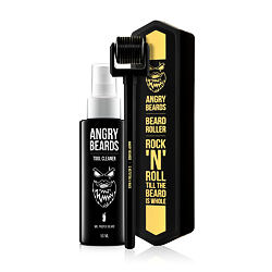 Angry Beards Beard Roller + Tool Cleaner 50 ml