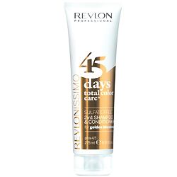 Revlon Revlonissimo 45 Days Total Color Care 2in1 Conditioning Shampoo For Golden Blondes 275 ml