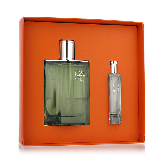 Hermès H24 Herbes Vives EDP plnitelný 100 ml + EDP MINI 15 ml M