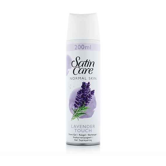 Gillette Satin Care Normal Skin Lavender Touch gel na holení 200 ml