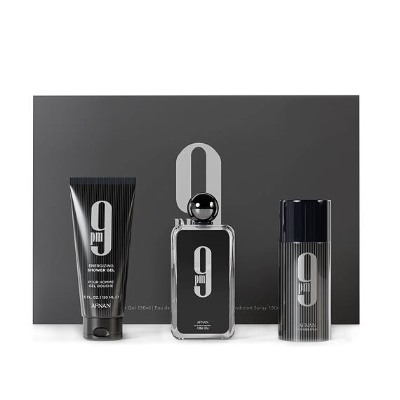 Afnan 9 pm EDP 100 ml + DEO ve spreji 150 ml + SG 150 ml M