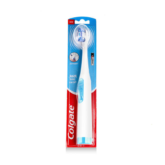 Colgate 360 Sonic Slim Tip Battery Powered Toothbrush 1 ks