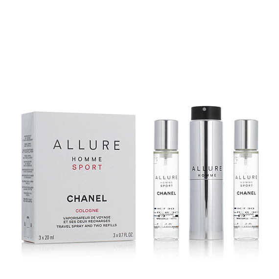 Chanel Allure Homme Sport EDC plnitelný 20 ml + EDC náplň 2 x 20 ml M