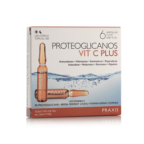 Praxis Laboratorios Proteoglicanos Vit C Plus 6 x 2 ml ampoules
