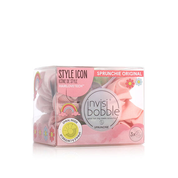 Invisibobble SPRUNCHIE Retro Dreamin' gumička do vlasů Macaron 3 ks