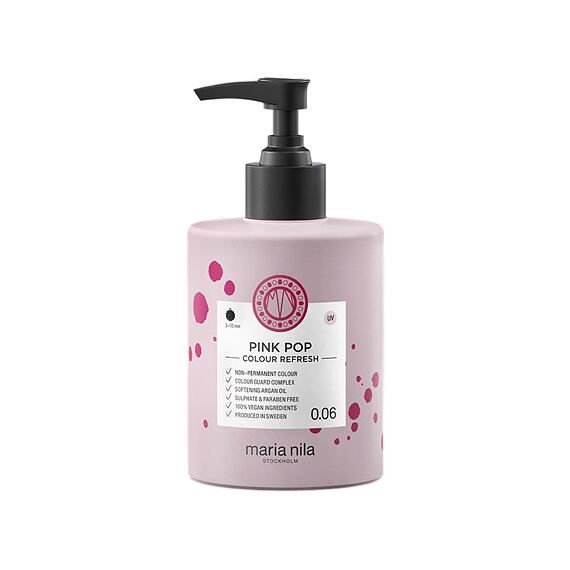 Maria Nila Colour Refresh maska na vlasy s barevnými pigmenty Pink Pop 300 ml