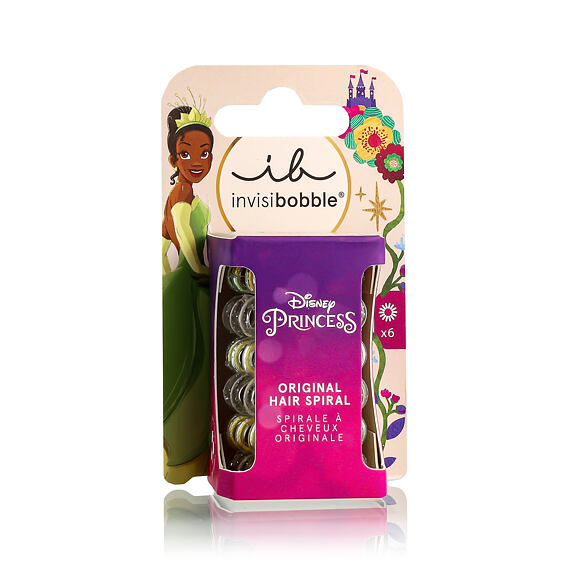 Invisibobble KIDS gumička do vlasů Disney Princess Tiana 2 x 3 ks