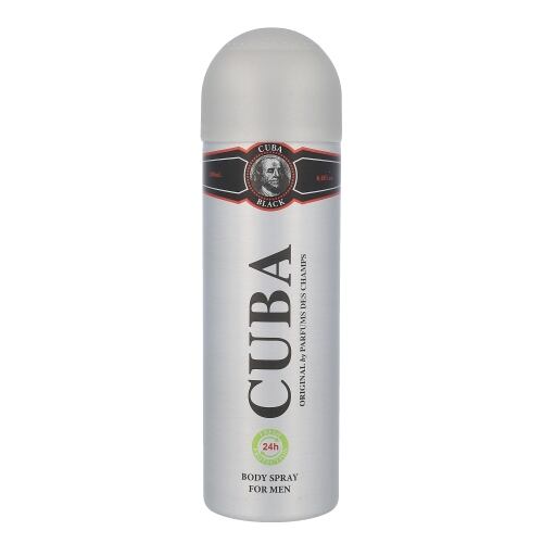 Cuba Black DEO ve spreji 200 ml M