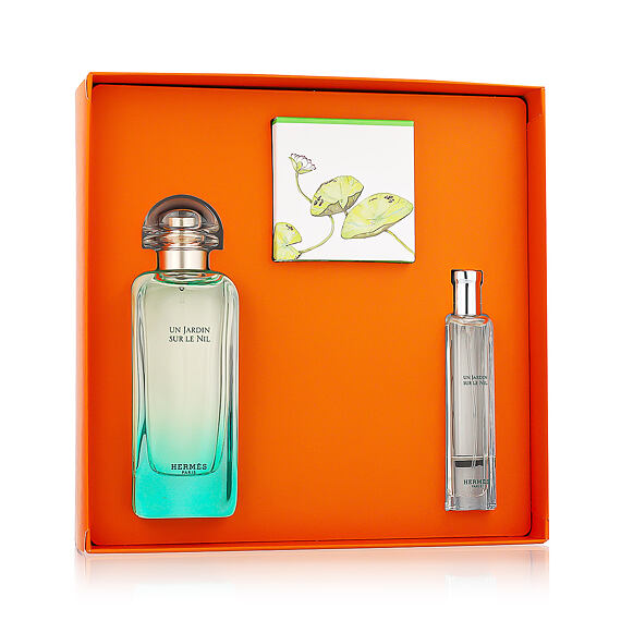 Hermès Un Jardin Sur le Nil EDT 100 ml + EDT 15 ml + tuhé mýdlo 50 g UNISEX