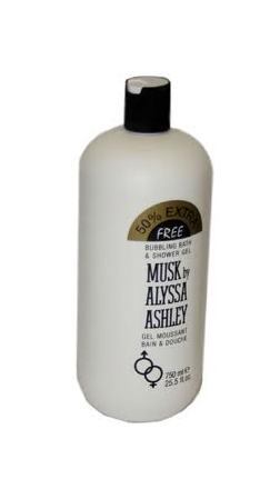 Alyssa Ashley Musk Bubbling Bath & Shower Gel 750 ml UNISEX
