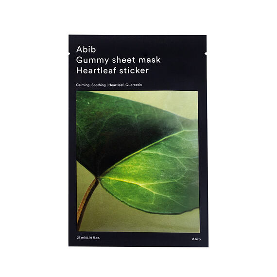 Abib Gummy Sheet Mask Heartleaf Sticker 27 ml