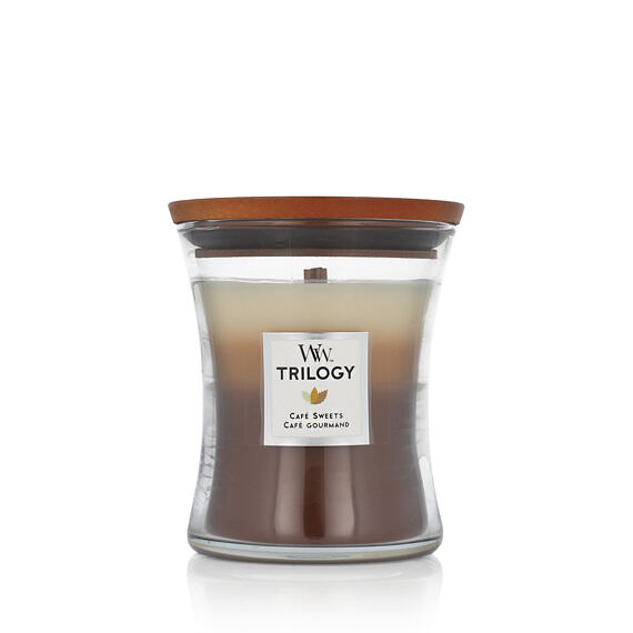 WoodWick Trilogy Medium Hourglass Candles vonná svíčka 275 g