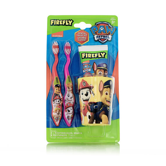 Nickelodeon Firefly Paw Patrol Dental Set Soft 3+ (Red and Pink)