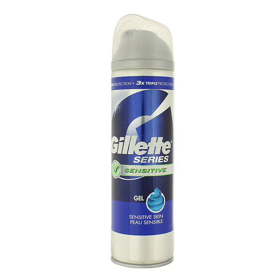 Gillette Series Sensitive gel na holení 200 ml M