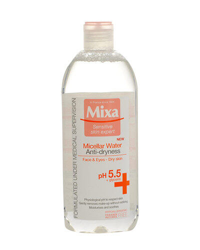 Mixa Anti-Dryness Micellar Water Face&Eyes Dry Skin 400 ml