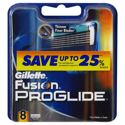 Gillette Fusion Proglide náhradní břity na holení 8 ks M