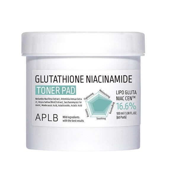 APLB Glutathione Niacinamide Toner Pad 60 ks