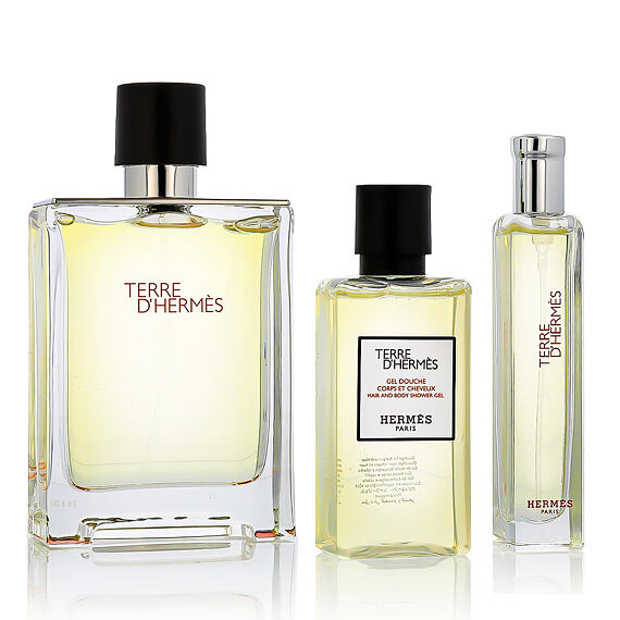 Hermès Terre D'Hermès EDT 100 ml + EDT 15 ml + SG na tělo i vlasy 40 ml M