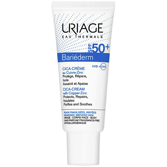 Uriage Bariéderm CICA-CREAM with Copper-Zinc SPF 50+ 40 ml