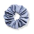 MURU saténová scrunchie gumička - modro-šedá matná