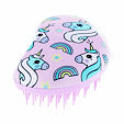 Tangle Teezer The Original Mini Buttercup Yellow - Unicorn