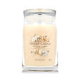 Yankee Candle Signature vonná svíčka Mango Ice Cream 567 g - Soft Wool & Amber