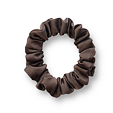 MURU úzká scrunchie gumička - tmavá čokoláda