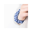MURU úzká scrunchie gumička - modrošedá matná