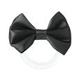 Invisibobble Bowtique Spiral Hair Ring Meets Bow (True Black) 1 ks
